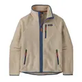 Patagonia M Retro Pile Jkt L Dark Natural w/Utility Blue Fleecejakke