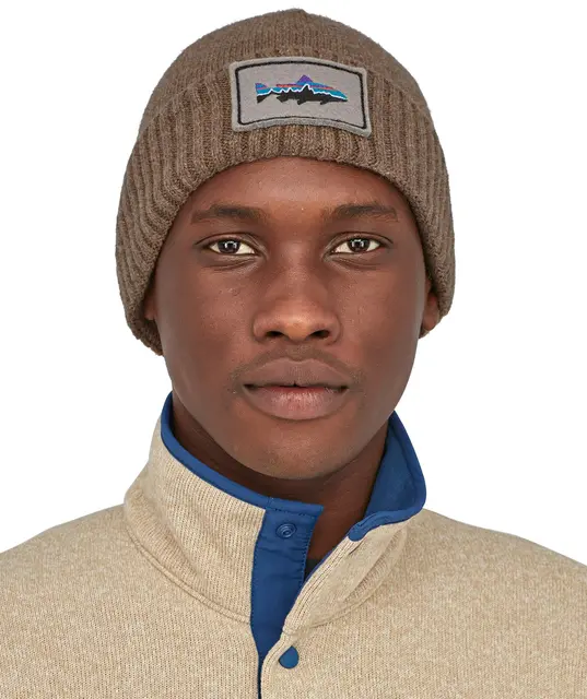 Patagonia Brodeo Beanie Ash Tan One Size lue 