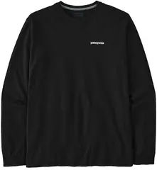 Patagonia M L/S Home Water Trout M Responsibili-Tee t-skjorte i Black