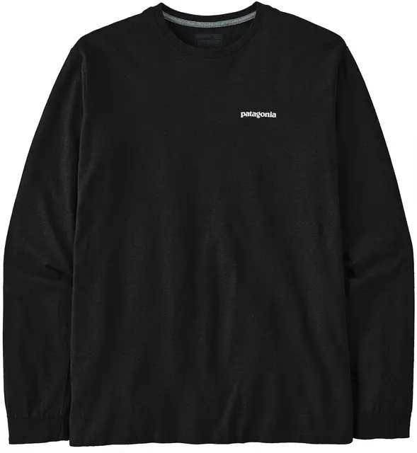 Patagonia M L/S Home Water Trout L Responsibili-Tee t-skjorte i Black 