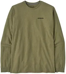 Patagonia LS P-6 Responsibili-Tee XL Buckhorn Green LongSleeve logo t-shirt