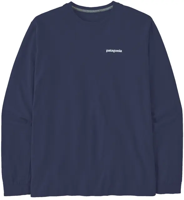 Patagonia LS P-6 Responsibili-Tee M Classic Navy LongSleeve t-shirt med logo 