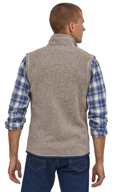 Patagonia M Better Sweater Vest XL Oar Tan fleecevest til herre 