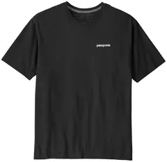 Patagonia M P-6 Logo Responsibili-Tee S Black T-skjorte med patagonia logo