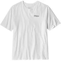 Patagonia M P-6 Logo Responsibili-Tee L White T-skjorte med Patagonia logo