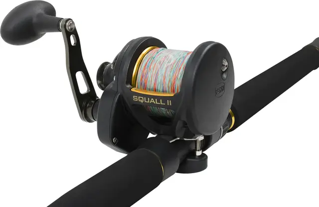 Penn Squall Travel Lever Drag Havfiskesett 4-delt 7' 20-30lb 