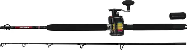 Penn Warfare Boat Linecounter Combo Havfiskesett 2-delt 6' 30lbs 