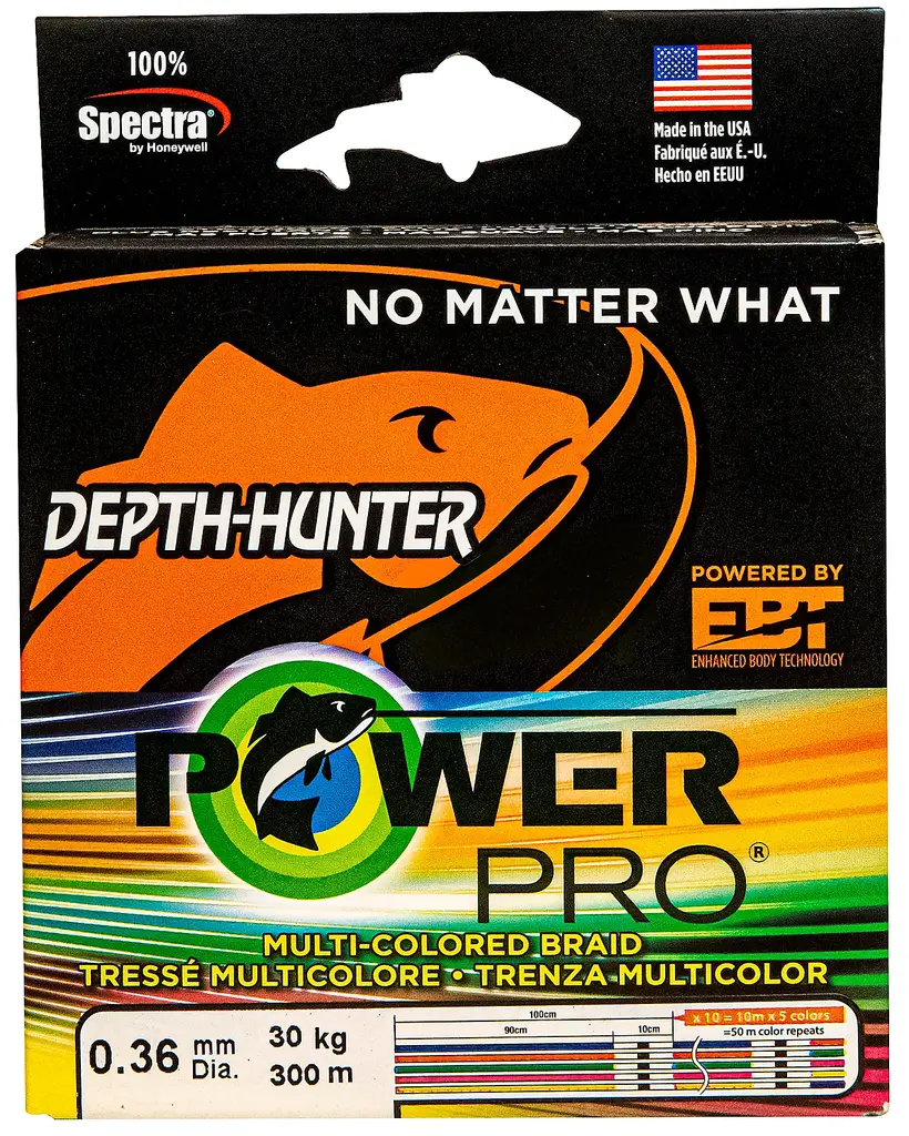 PowerPro Depth Hunter 300m / 0,32mm Flerfarget line - Fiske - Alt