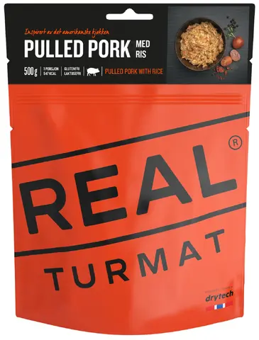 Real Turmat Pulled pork med ris Inspirert av det amerikanske kj&#248;kken