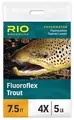 Rio Fluoroflex Trout Leader 9&#39; 0,12mm 6X