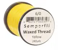 Semperfli Classic Waxed Thread Yellow Yellow 6/0