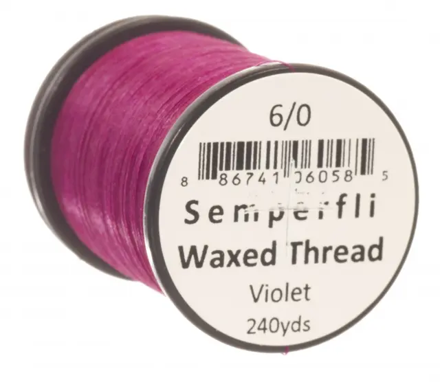 Semperfli Classic Waxed Thread Violet Violet 6/0 