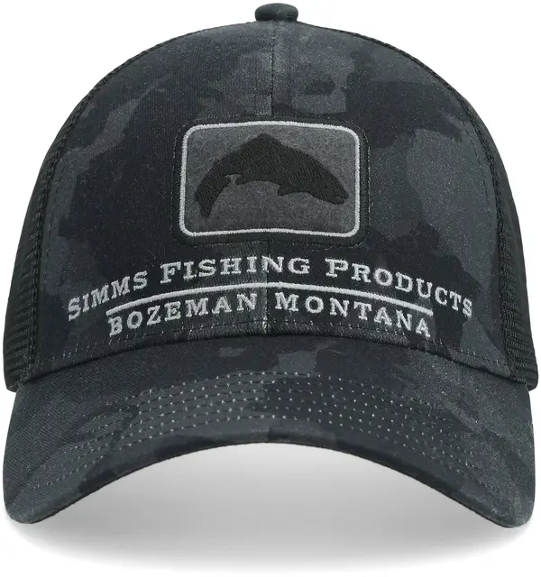 Simms Trout Icon Trucker Regiment Camo Caps i høy kvalitet 