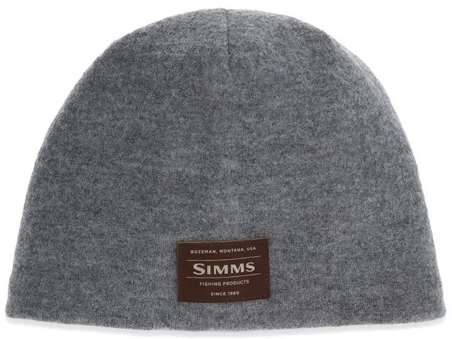 Simms Hayward Wool Beanie Gunmetal Varm og god ullue 