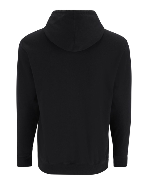 Simms Logo Hoody Black L Komfortabel Simms hettegenser 