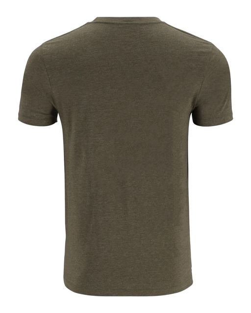 Simms Logo T-Shirt Loden Heather L 