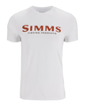 Simms Logo T-Shirt Pure White L