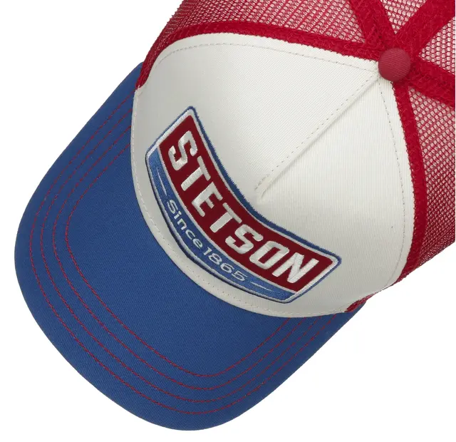 Stetson Trucker Cap Gasoline Bl/Wht/Rd Klassisk trucker cap 