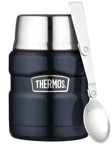 Thermos Stainless King Mattermos Mattermos med foldbar skje i lokket