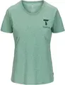 Tufte W Eco Brand Tee Green Melange L