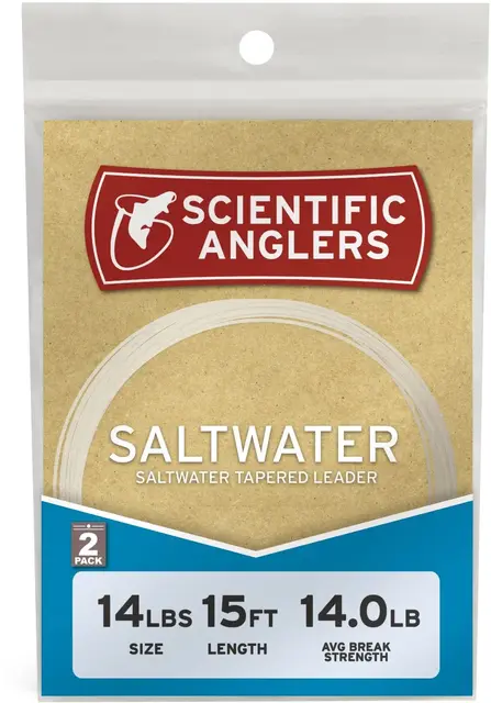 SA Saltwater Leader 9' 10# / 0,23mm 2-pack - Fiske - Alt du trenger til  fiske