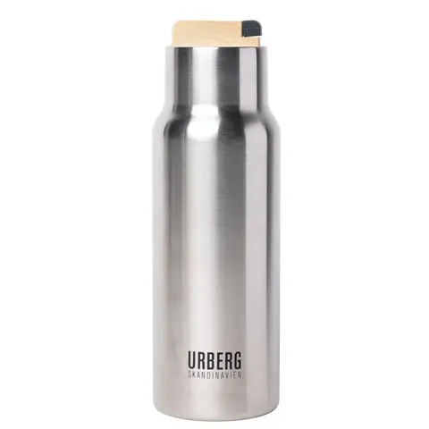 Urberg Double Wall 530ml Stainless St&#229;ltermos med lekker trekork