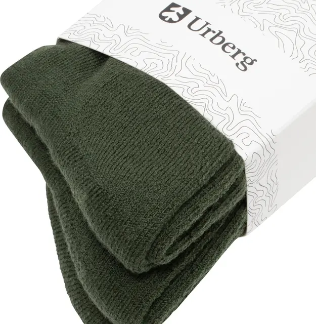 Urberg Thicker ED Merino Wool Sock 40-43 Kombu green, unisex 