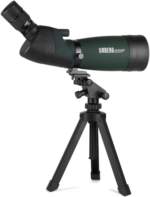 Urberg 20-60x80 Spotting Scope Green Tubekikkert som passer for de fleste 