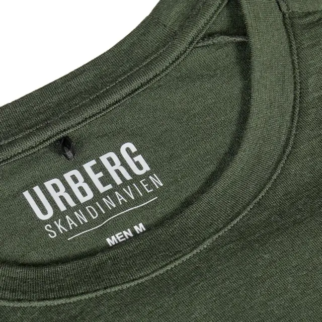 Urberg Merino Tee Men Kombu Green L Myk og behagelig t-skjorte i merinoull 