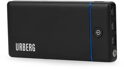 Urberg Powerbank 20.000 Black Powerbank med h&#248;y kapasitet