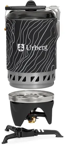 Urberg Rogen Power Stove 1 L Black Praktisk turkj&#248;kken