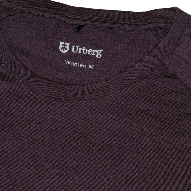 Urberg Merino Tee Women Huckleberry L Myk og behagelig t-skjorte til dame 