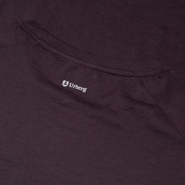 Urberg Merino Tee Women Huckleberry L Myk og behagelig t-skjorte til dame 