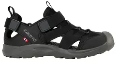 Viking Adventure Sandal 2V Black/Char 29 Terrengsandal for barn og unge