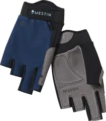 Westin Drip Upf HF Glove Petrol Blue M Fiskehansker med UV beskyttelse