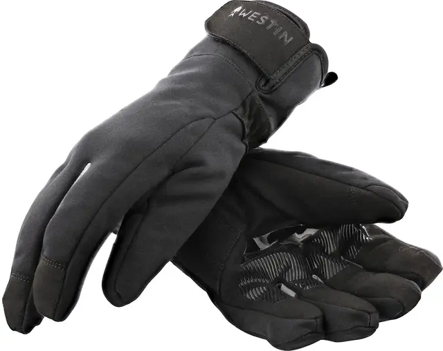 Westin Windster Gloves Carbon Black L Vindtette fiskehansker 