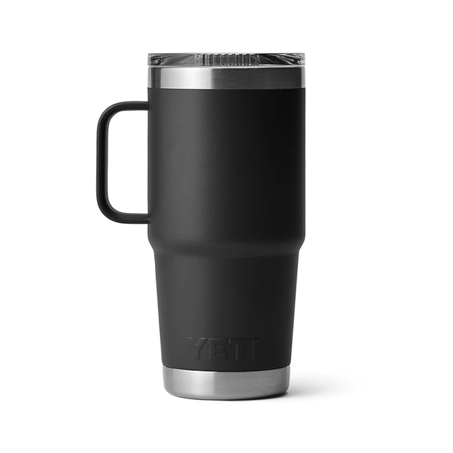 Yeti Rambler Travel Mug Black 591ml Godt isolert reisekopp med drikkelokk 